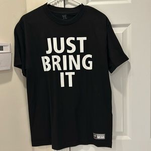 Vintage Just Bring It The Rock WWF authentic shirt size M 100% cotton